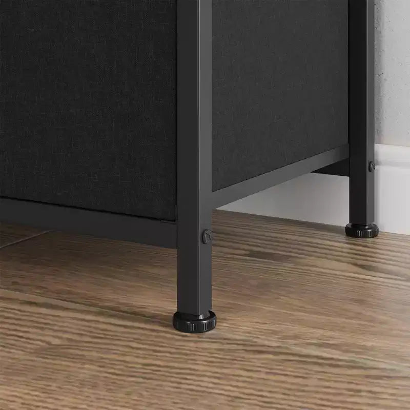 Meuble TV pour chambre à coucher, table console TV avec 8 tiroirs et étagères ouvertes pour salon, couloir