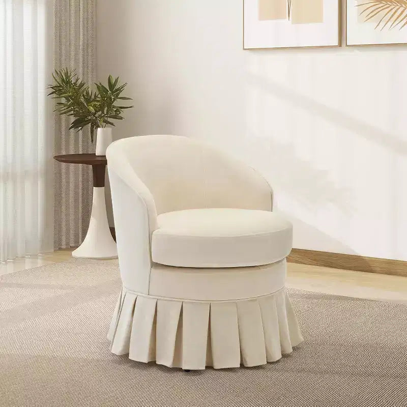 1 Chaise de salle à manger moderne du milieu du siècle, fauteuil rembourré à dossier haut, pieds en bois, pour chambre à coucher, salon