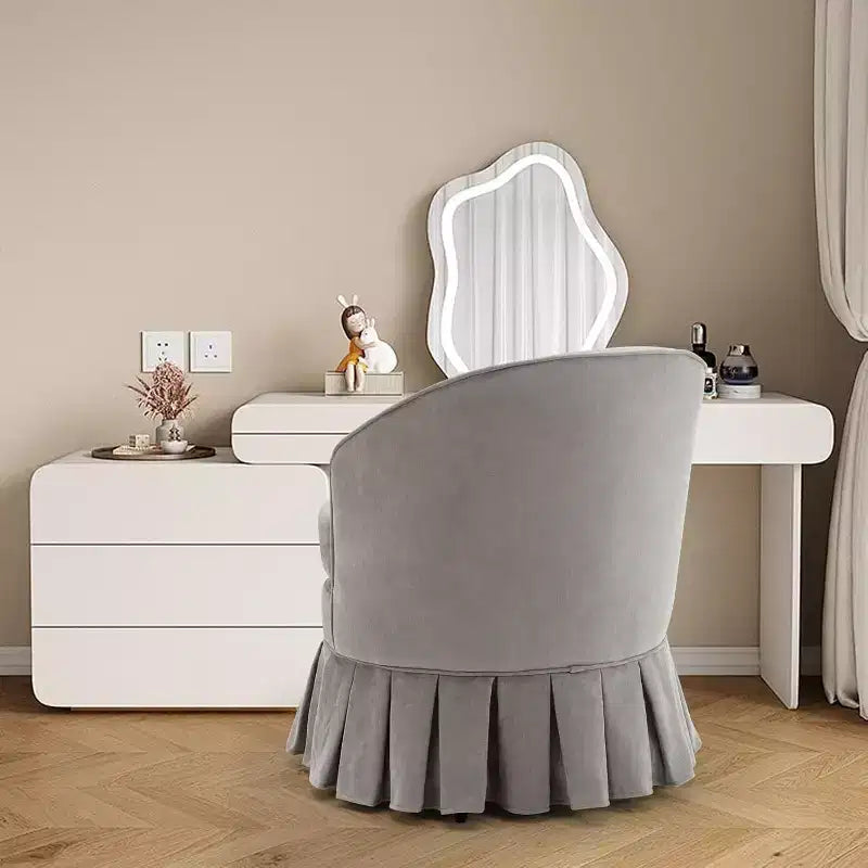 1 Chaise de salle à manger moderne du milieu du siècle, fauteuil rembourré à dossier haut, pieds en bois, pour chambre à coucher, salon