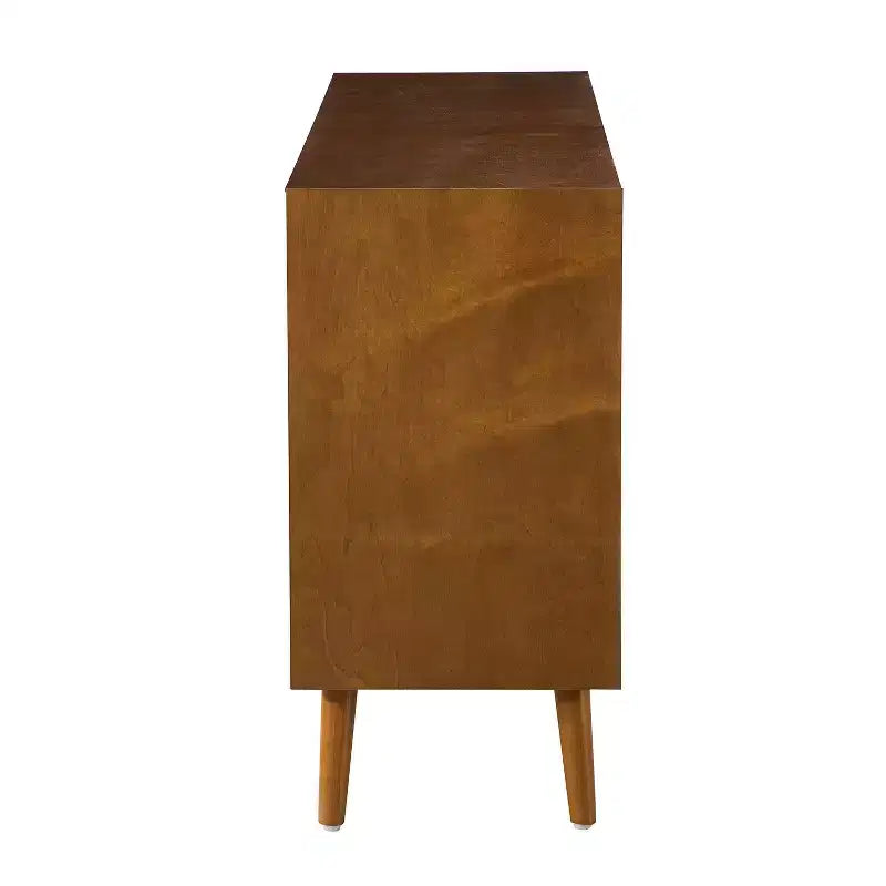 Buffet à 3 tiroirs de 57 po de large en bois franc
