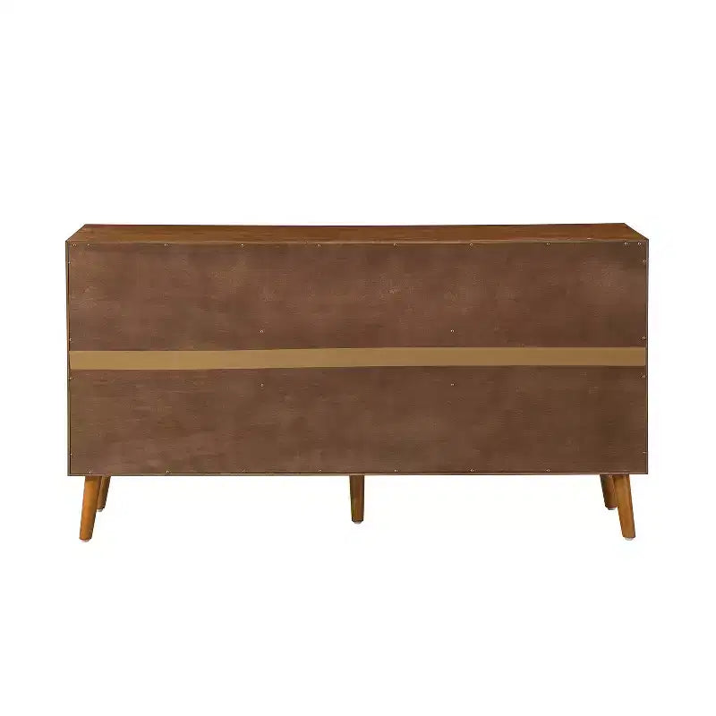 Buffet à 3 tiroirs de 57 po de large en bois franc