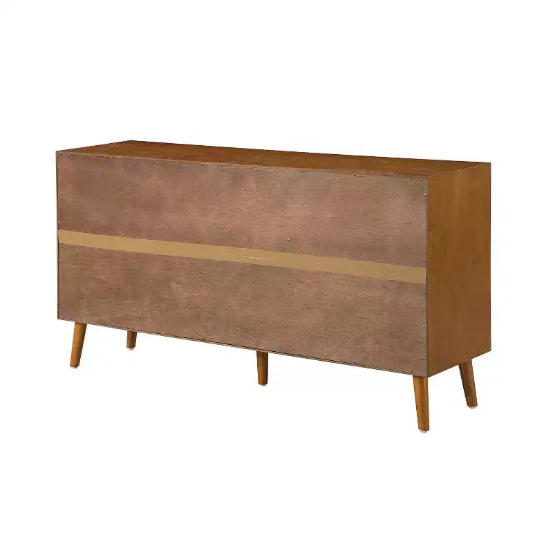 Buffet à 3 tiroirs de 57 po de large en bois franc