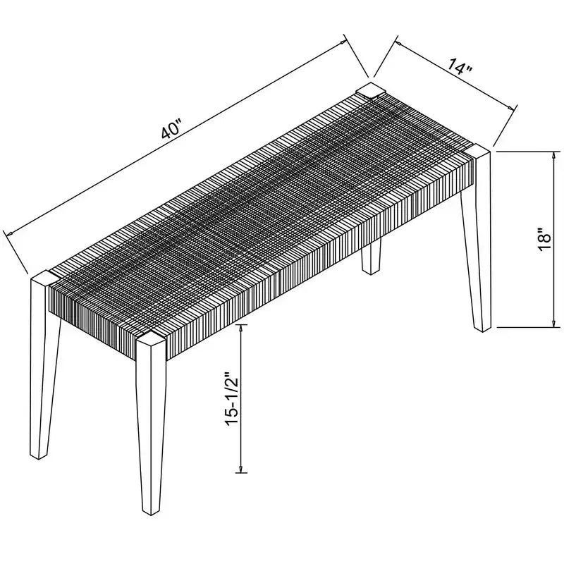 Banc de salle à manger Clara