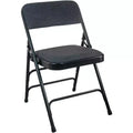 Emma and Oliver 4-pack Beige Padded Metal Folding Chair - Fabric Seat