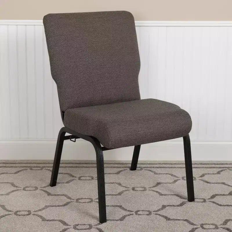 Chaise d'église en mousse moulée de 20,5 po