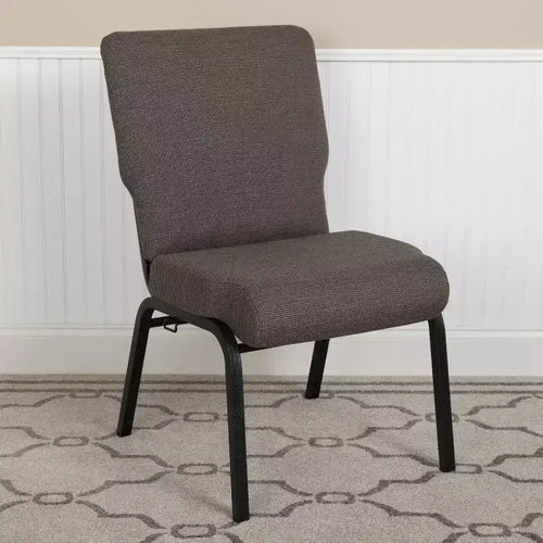Chaise d'église en mousse moulée de 20,5 po
