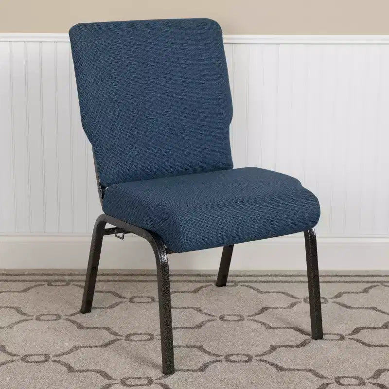 Chaise d'église en mousse moulée de 20,5 po