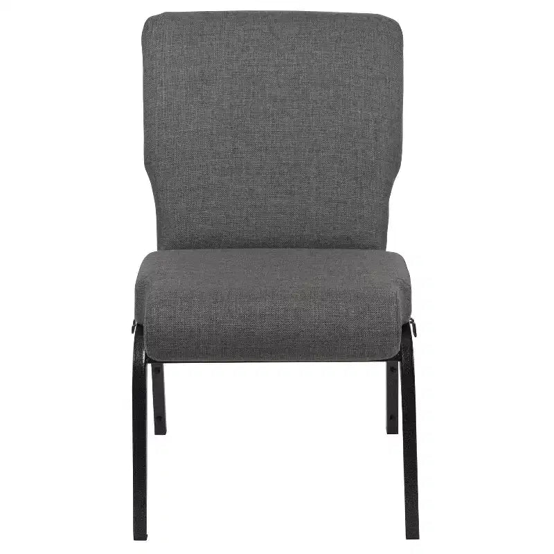 Chaise d'église en mousse moulée de 20,5 po