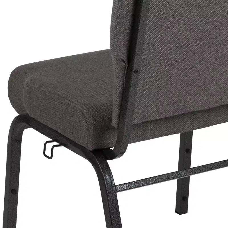 Chaise d'église en mousse moulée de 20,5 po