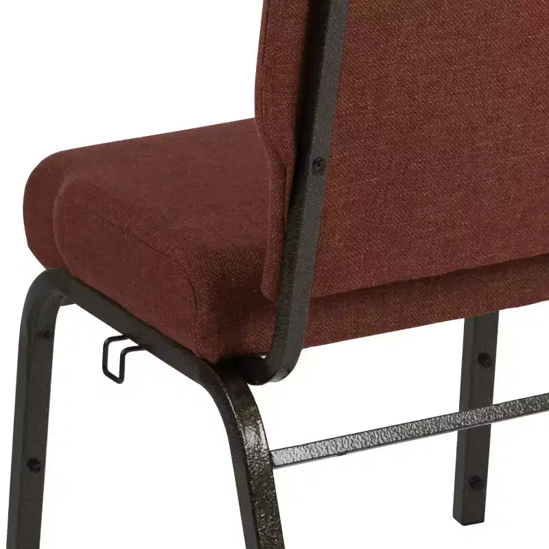 Chaise d'église en mousse moulée de 20,5 po