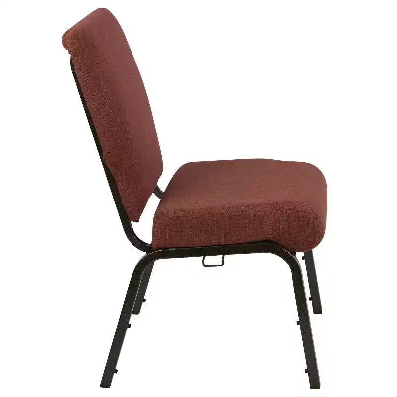 Chaise d'église en mousse moulée de 20,5 po