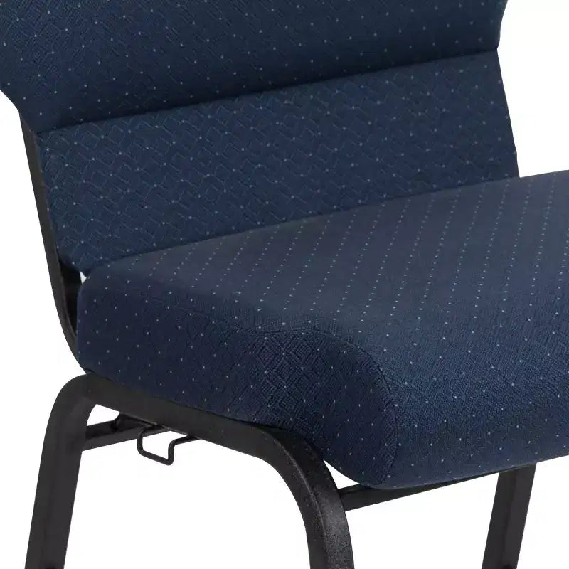 Chaise d'église en mousse moulée de 20,5 po