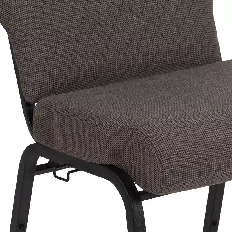 Chaise d'église en mousse moulée de 20,5 po