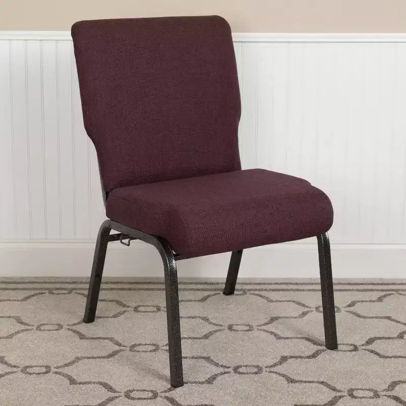 Chaise d'église en mousse moulée de 20,5 po