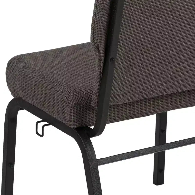 Chaise d'église en mousse moulée de 20,5 po